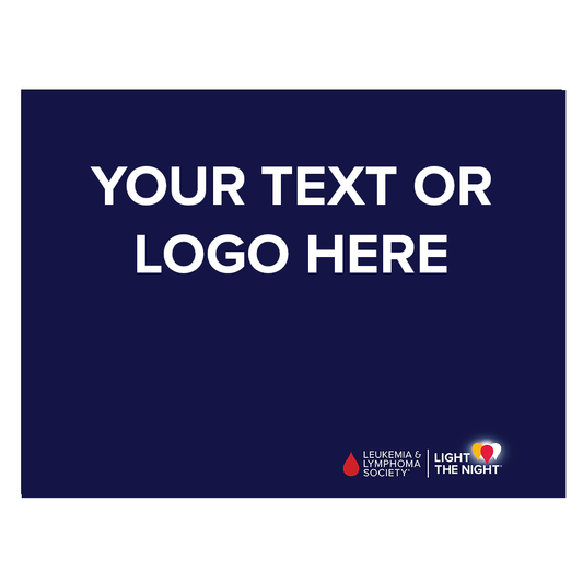 Light the Night - No Sponsor - 24 x 18 Corrugated Plastic Sign